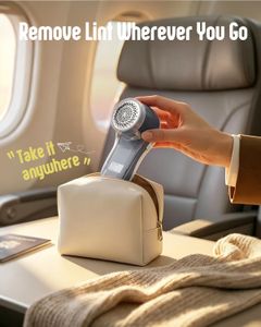 POPCHOSE Rechargeable Fabric Shaver – Lint Remover for Clothes