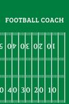 Football Coach Notebook: American Football Playbook with Field Diagrams for Drawing Up Plays, Creating Drills and Scouting