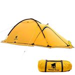 GEERTOP 2 Person 4 Season Tent for Camping Waterproof Double Layer Camp Tent for Backpacking Hiking Mountaineering - Easy to Set Up