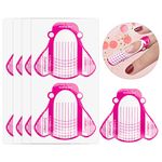 G2PLUS Paper Nail Forms for Gel Builder - 100PCS Rose Nail Extension Form Stickers - Large Adhesive Nail Builder Forms - Nail Paper Forms for Gel Nails Extension