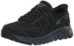 Skechers Men's Summits at Hands Free Slip-in Sneaker, Black/Charcoal, 10 Wide