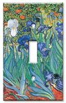 Art Plates - Van Gogh: Irises Switch Plate - Single Toggle