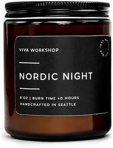 Nordic Night Scented Candle for Home – Handcrafted in USA – Aromatherapy Candle for Relaxing – Best Birthday Gift, Romantic Gift, Anniversary Gift – Natural Soy Wax Scented Candles for Women & Men