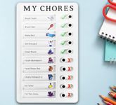 Anshez Reusable and Detachable My Chore Chart for Kids and Adults Daily to Do List Board, Reminder Board for Home and Office - Pack of 1