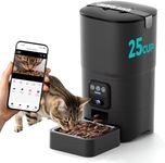 Automatic Cat Feeder,Camera 1080P HD - 6L Pet Feeder, 2.4/5G WiFi Smart App Control, Bluetooth Assist Link,Wide-Angle Lens,Automatic Feeder for Small and Medium-Sized Pets