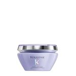Kérastase Blond Absolu, Anti-Brass Purple Hair Mask, For Lightened & Highlighted Cool Blonde Hair, With Hyaluronic Acid & Edelweiss Flower, Masque Ultra Violet, 200ml