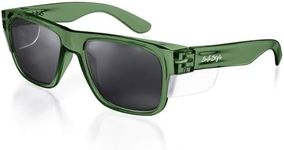 SafeStyle Fusions Green Frame Polarized Lens Safety Glasses