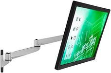 Mount-It! MI-33114 Single Articulating, Full Motion, Tilting, Wall Mount for 13, 17, 19, 20, 22, 23, 24, 27, and 30 Inches, Samsung, Sony, Asus, Dell, LG, Sharp, Insignia, ViewSonic, LED, LCD, Computer Monitors Displays, VESA 75x75 and 100x100
