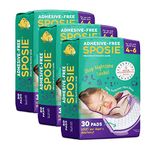 Select Kids Booster Pads Diaper Doubler, 90 count, 3 Packs of 30