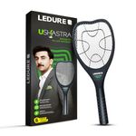 Ledure UShastra Mosquito Killer Racket | Rechargeable Mosquito Bat with Built-in-Plug | 6 Months Warranty | Fast Charging | Mosquito Racquet | Mosquito Bat | Electric Fly Swatter | Pack of 1