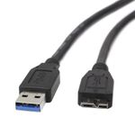 RoyDSMumey 3FT USB 3.0 Cable/Cord for Seagate Goflex, Expansion Desktop External Hard Drive Super Speed 5Gbps