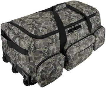 TENFLY Rolling Duffle Bag with Wheels, 120L Military Luggage Bag for Travel,Large Tactical Heavy Duty Duffel Bags for Deployment Camping Sporting & Outdoor Adventures