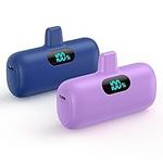 [2 Pack] Mini Portable Charger 5000