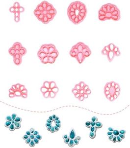 UCEC Geometric Polymer Clay Cutters Set – Multi Shape Clay Molds for Crafts