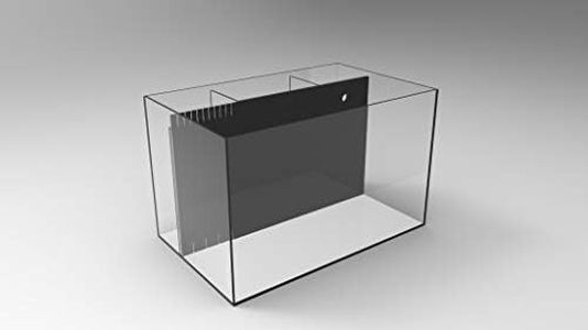 SC Aquariums 24 Gallon All in One Aquarium, Starfire/Low Iron Glass, Return Pump Included, Ready to get Wet!