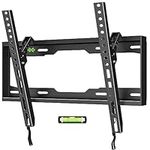 USX MOUNT Tilting TV Wall Mount Low Profile for Most 26-60" LED, LCD, OLED, Plasma Flat Screen TVs, TV Wall Mount with Max VESA 400x400mm up to 99lbs, Wall Mount TV Bracket Fits 8” 16" Studs