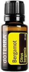 doTERRA Bergamot Essential Oil - Calming and Soothing Aroma, Provides Skin Purifying Benefits, Calming Benefits in Massage Therapy; For Diffusion, Internal, or Topical Use - 15 ml