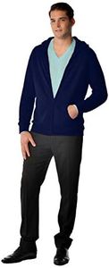 Cashmere Boutique 100% Pure Cashmere Hoodie Sweaters for Men – Full Zip, Long Sleeve, and Both Side Front Pockets
