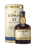 El Dorado Special Reserve 21 year Old Rum, 70 cl - Aged for 2 Years - Flavours of Tropical Fruit and Coffee - Perfect for Sipping