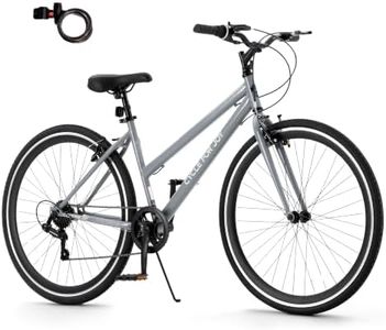 LUXECYCLES Hybrid Bike, 7-Speed 700C Men's Bike