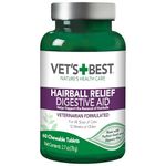 Vet's Best Hairball Relief Digestive Aid, 60 Chewable Tablets