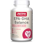 Jarrow Formulas, EPA DHA Balance, 600mg Omega-3 Fatty Acids, 240 Softgels, Lab-Tested, Gluten Free, SOYA Free, Non-GMO