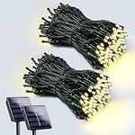2-Pack 200 LED Solar String Lights 