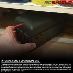 ROSHIELD Rat Trap Box 2-Pack – Secure Rodent Control