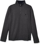 NAUTICA Men's Solid 1/4 Zip Fleece 