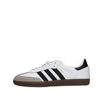 adidas Samba Og, Men's Gymnastics Shoes, White (Ftwr White/Core Black/Clear Granite Ftwr White/Core Black/Clear Granite), 8 UK (42 EU)