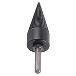 Splitting Wood Cone Drill Bit, Firewood Log Splitter Drill Bit Wood Splitter Screw Cones Log Wood Auger Splitter for Household Farm Camping(38mm / 1.5in)