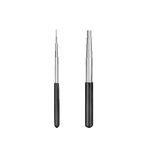 UtySty 2 Pack Coil Jig Tool Set Stainless Steel Micro 1.5mm-10mm Wire Looping Winding Rod Coiling Wrapping Step Model Stick for Round Loop Jump Ring DIY Jewelry Making