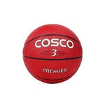 Cosco Premier Leather Basketball (Multicolour, Size 3) | Color Assorted