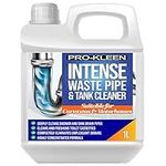 Pro-Kleen Intense Waste Pipe and Tank Cleaner For Caravans and Motorhomes (1 Litre) - Deeply Cleans Shower & Sink Drain Pipes - Cleans & Freshens Toilet Cassettes - Eliminates Unpleasant Odours