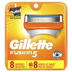 Gillette Fusion5 Men'S Razor Blades-8 Count Refills(Packaging May Vary)