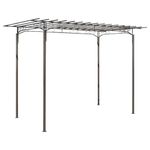 vidaXL Rose Arch Steel Garden Arbor Decoration Gazebos Climbing Plants Support