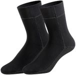 YDQUANI 3mm Neoprene Socks, Wetsuit Booties Cold Water Swimming Boots for Women Men Open Water Swimming Diving Surfing Kayaking Paddleboarding