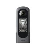 RICOH Theta X 360 Degree Camera, High Resolution Image of Approx 60M, 5.7K 360, Touch Screen, Interchageable Battery, External Memory Card