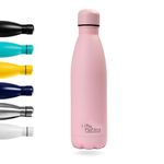 Stainless Steel Water Bottle 500ml -Otto Koning- Double Wall Vacuum Insulated Water Bottle. For Hot & Cold Drinks, Keeps Cold Drinks 24 Hours and Hot Drinks 12 Hours. Leakproof Thermos Bottle BPA Free