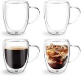 Double Wall Glass Coffee Mugs Glass