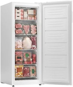 ICEVIVAL Upright Freezer, 11.0 Cu. Ft, Commercial Certified, Convertible 4-in-1 Refrigerator/Freezer, Garage Ready Stand Up Freezer, Freestanding Design for Home Kitchen Basement