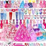 58 Pcs Doll Clothes and Accessories