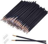 eBoot 100 Pack Disposable Eyeliner Brush Applicator Cosmetic Eye Wands Makeup Tool