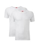 Heatwave® Pack of 2 Men's Thermal T Shirt, Warm Underwear Baselayer Thermals, X Large White