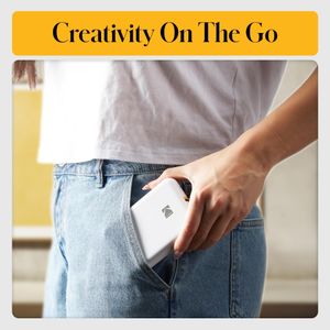 KODAK Step Instant Photo Printer – White Portable Bluetooth Printer