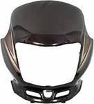 TAWAR ENTREPRISE Front Headlight Visor For Dream yuga (Brown)