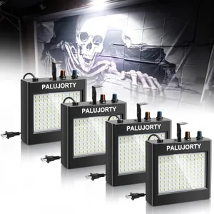 Strobe Light, 4 Pack with Adjustable Speed, Sound-Active & Auto-Flash Modes