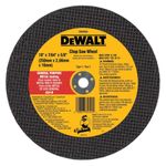 Dewalt DW8005 10-Inch x 7/64-Inch x 5/8-Inch A24R Abrasive Metal Cutting Wheel, 10-Pack