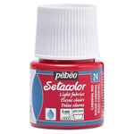 PEBEO 329-024 Setacolor Light Fabric Paint 45-Milliliter Bottle, Cardinal Red