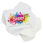 Siser EasyColor DTV and TTD Easy Mask 8.4" x 11" Bundle - Inkjet Printer Compatible Heat Transfer Vinyl (10 Sheets of Each)